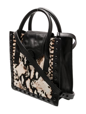 Loeffler Randall Leather Top Handle Bag