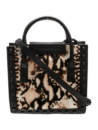 Loeffler Randall Leather Top Handle Bag