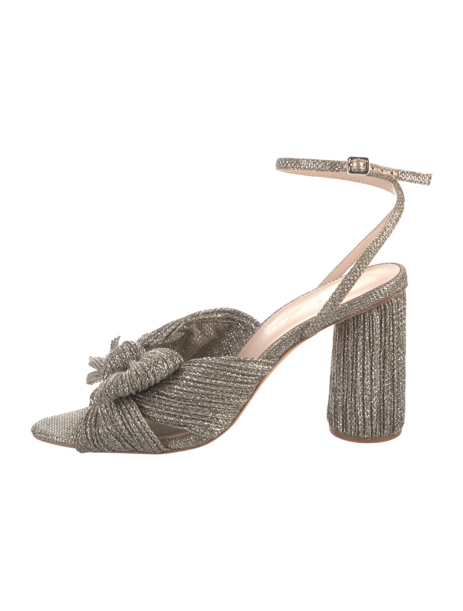 Loeffler Randall Patterned Bow Accents Sandals