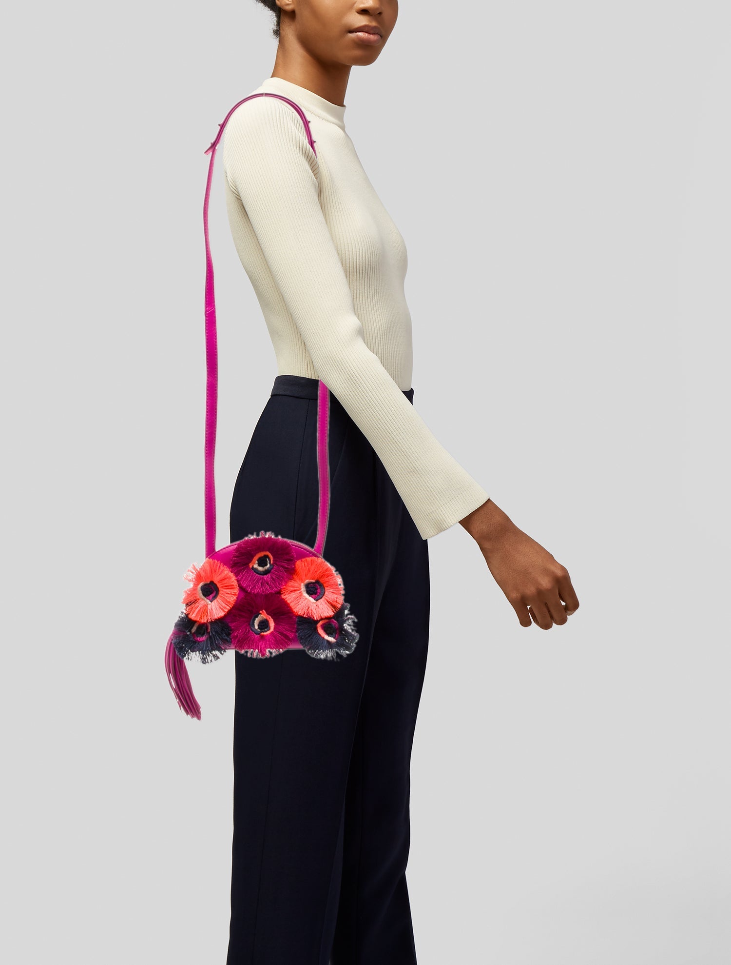 Loeffler Randall Leather Shoulder Bag