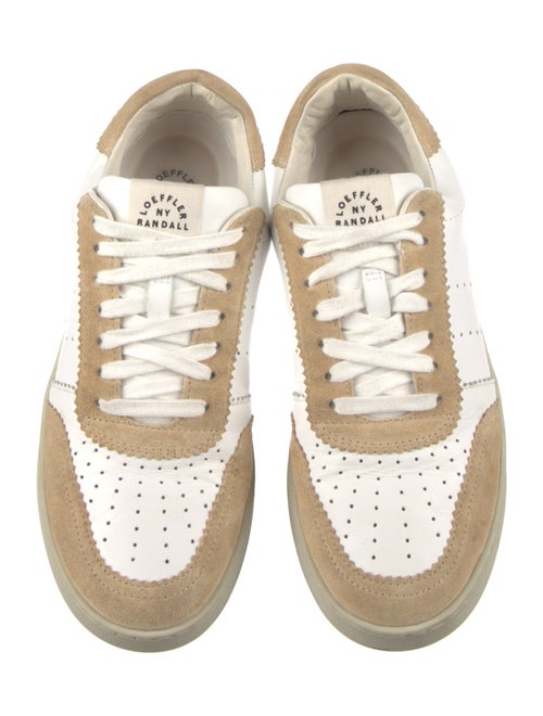 Loeffler Randall Leather Colorblock Pattern Sneakers