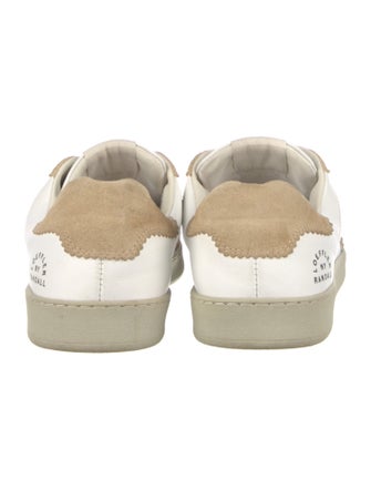 Loeffler Randall Leather Colorblock Pattern Sneakers