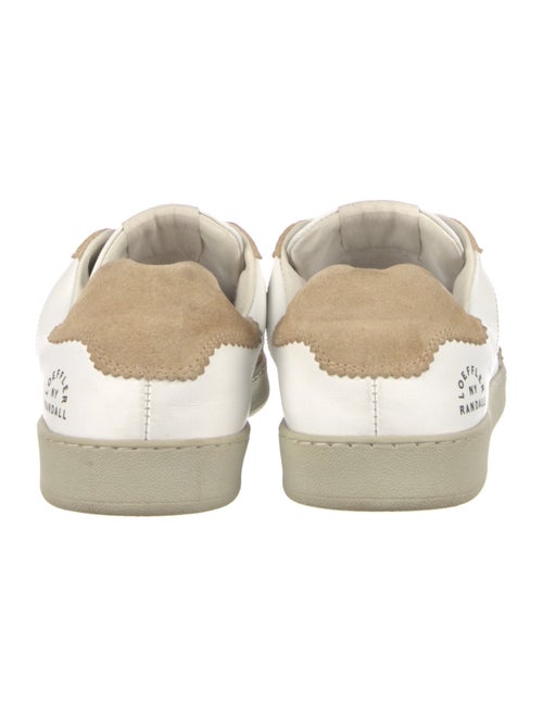Loeffler Randall Leather Colorblock Pattern Sneakers