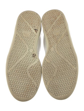 Loeffler Randall Leather Colorblock Pattern Sneakers