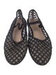 Loeffler Randall Raffia Patterned Mary Jane Flats