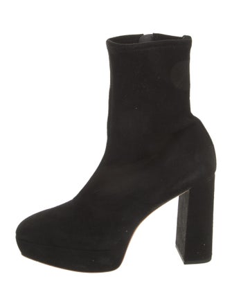 Loeffler Randall Suede Sock Boots