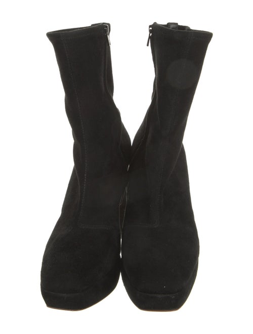 Loeffler Randall Suede Sock Boots