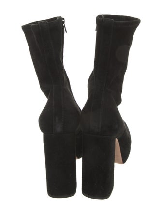 Loeffler Randall Suede Sock Boots