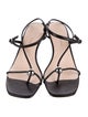 Loeffler Randall Leather T-Strap Sandals