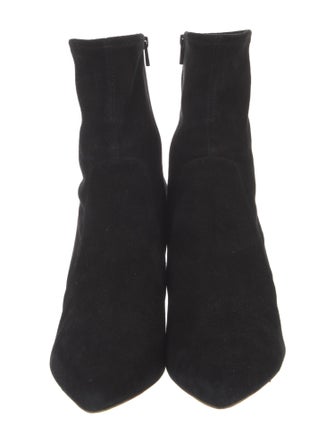 Loeffler Randall Suede Sock Boots