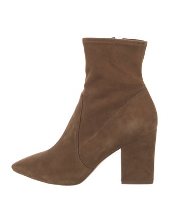 Loeffler Randall Suede Sock Boots