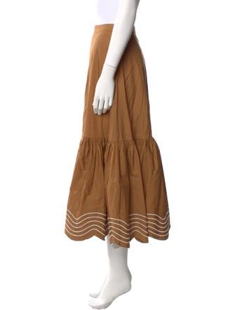 Loeffler Randall Midi Length Skirt