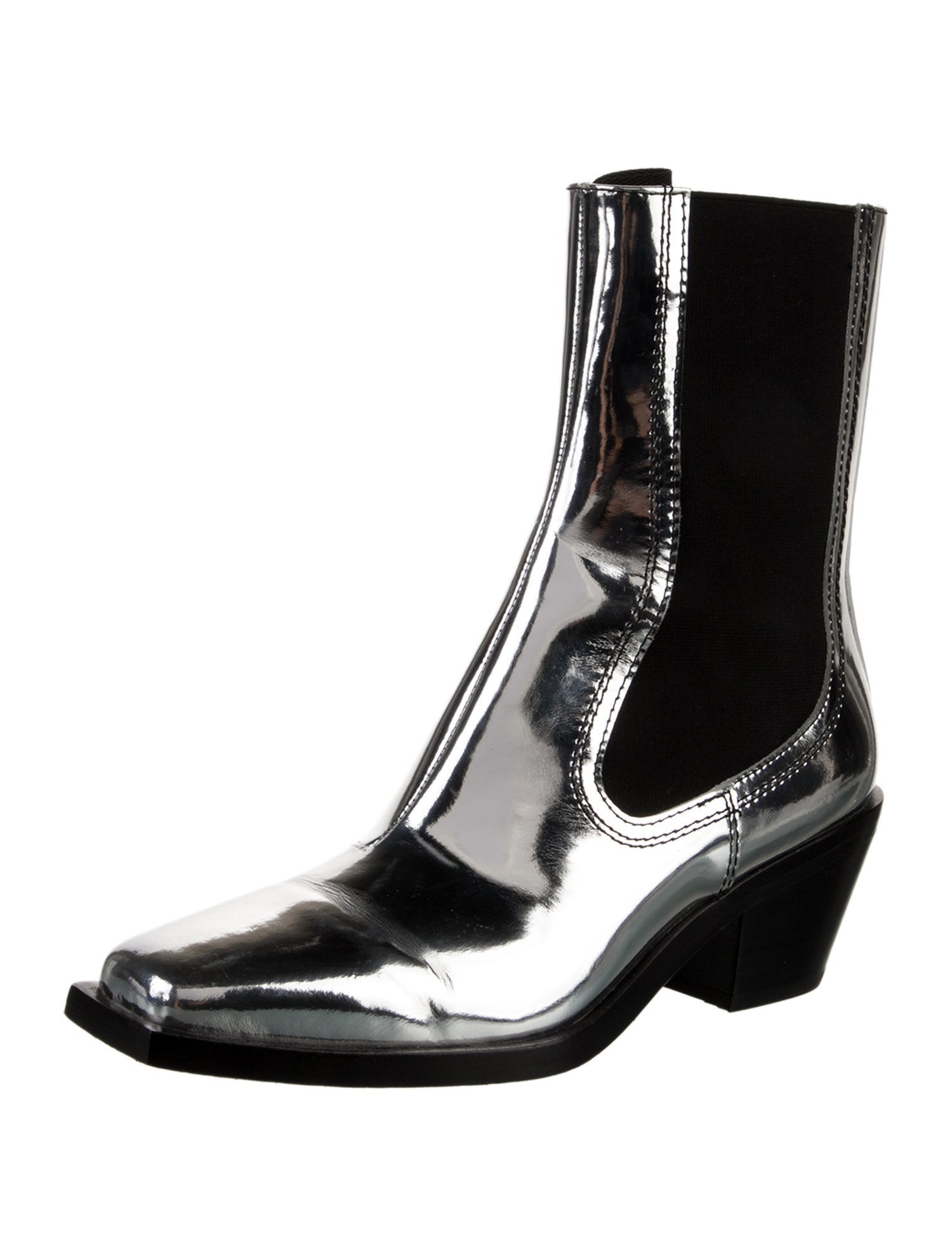 Loeffler Randall Patent Leather Chelsea Boots