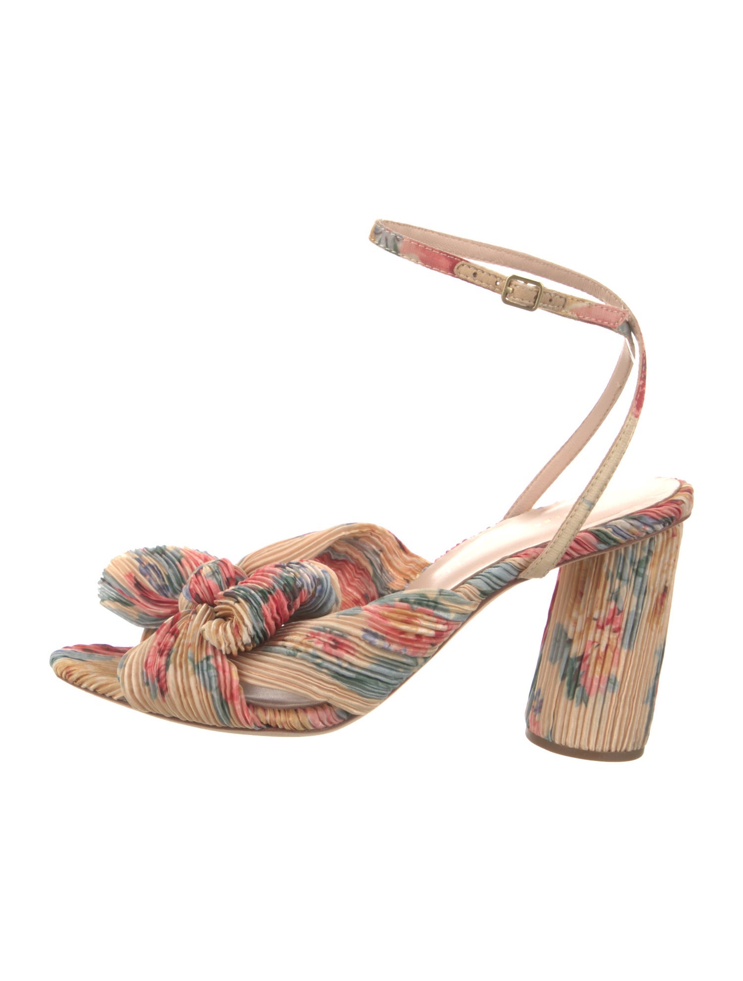 Loeffler Randall Printed Bow Accents Sandals
