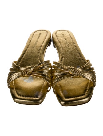 Loeffler Randall Leather Slides