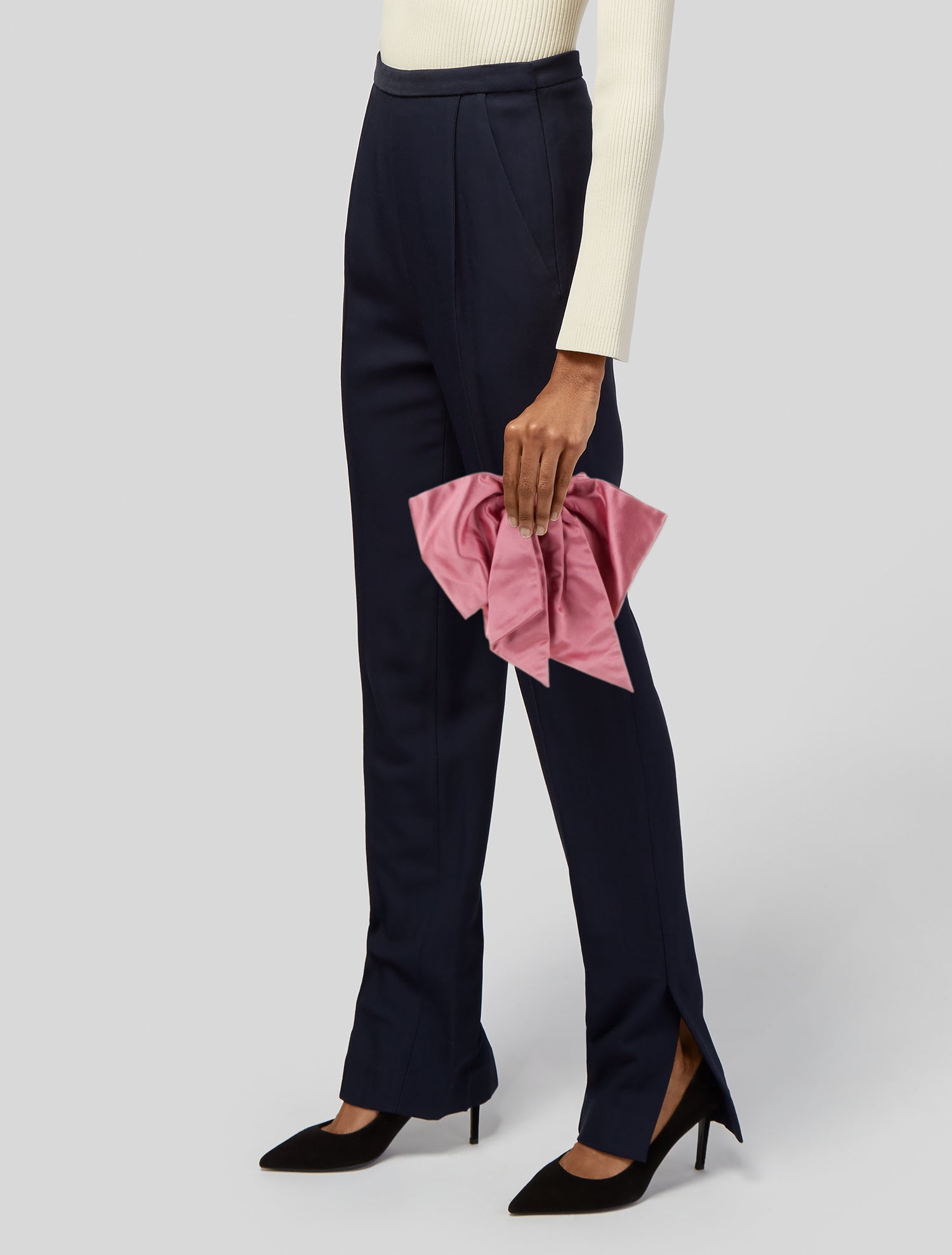 Loeffler Randall Satin Bucket Bag