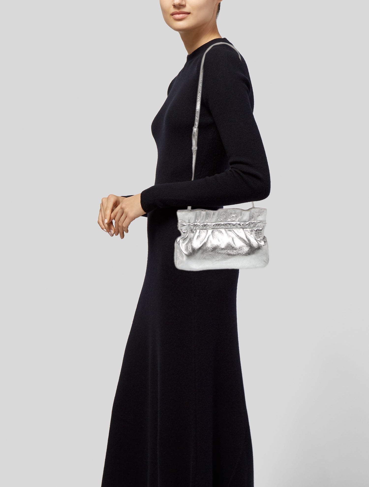 Loeffler Randall Leather Clutch