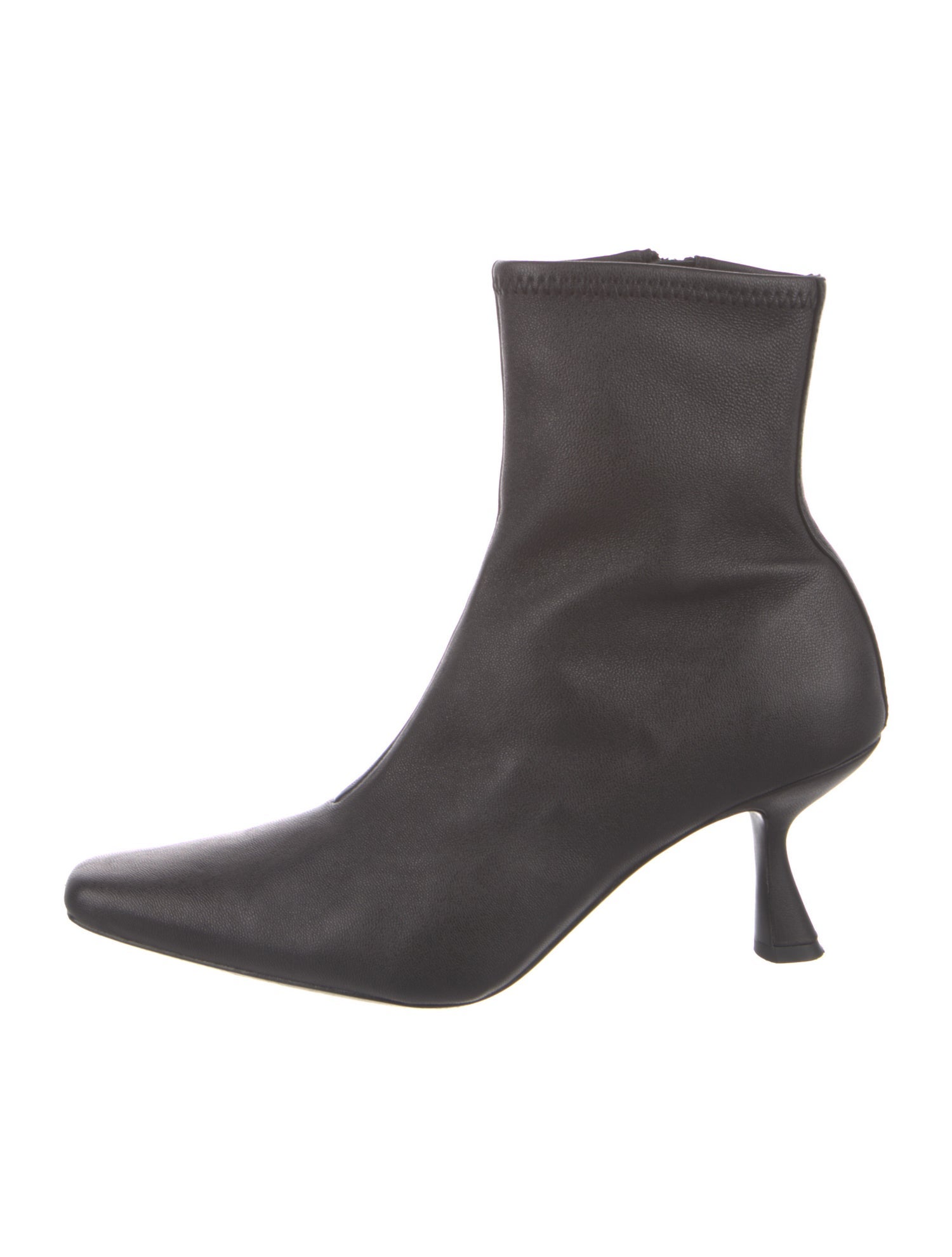 Loeffler Randall Leather Sock Boots