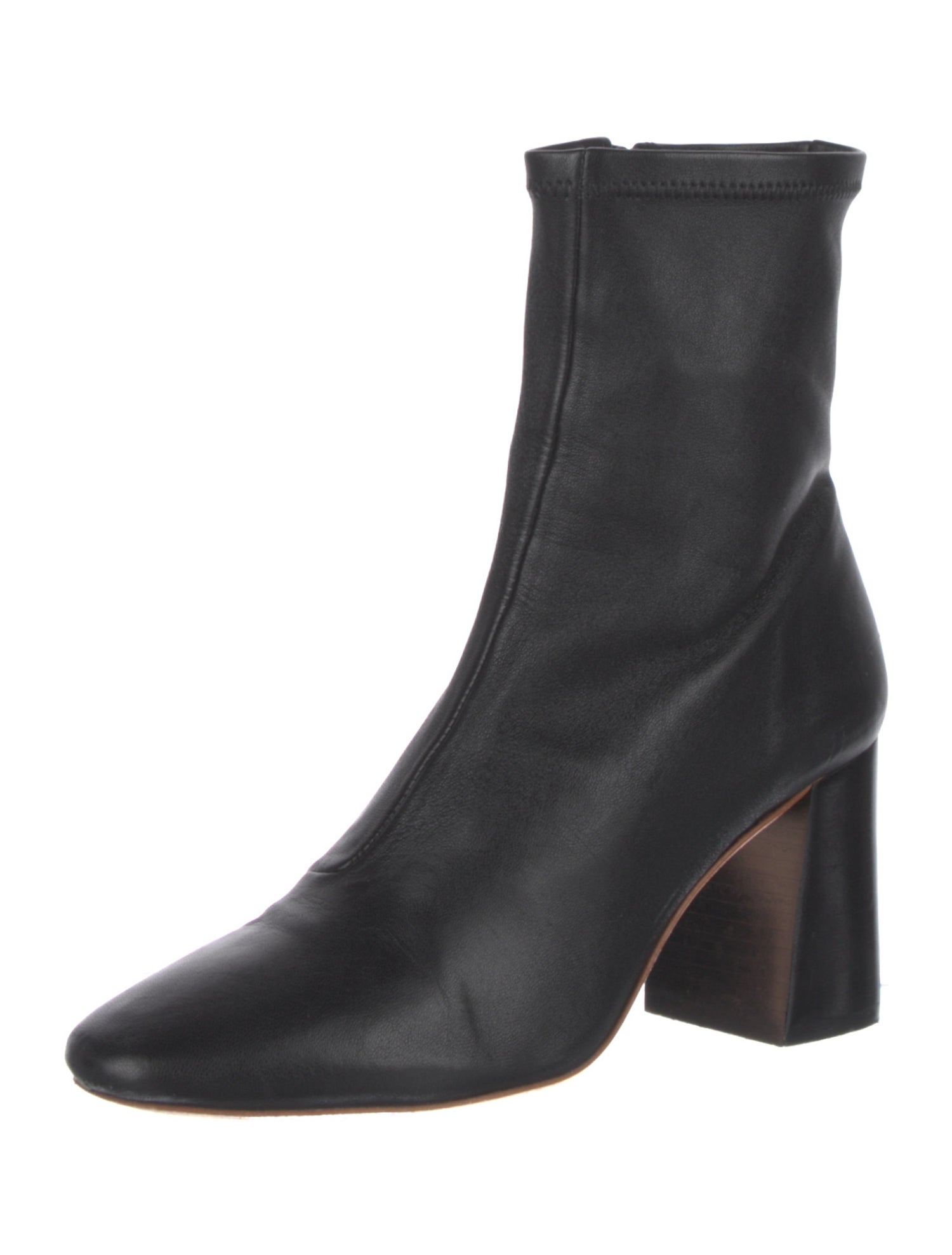 Loeffler Randall Leather Sock Boots