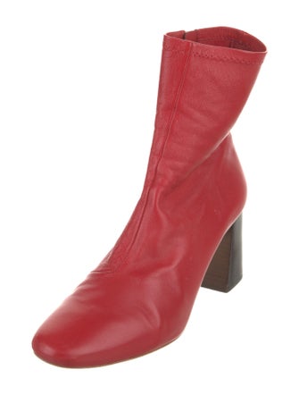 Loeffler Randall Leather Sock Boots