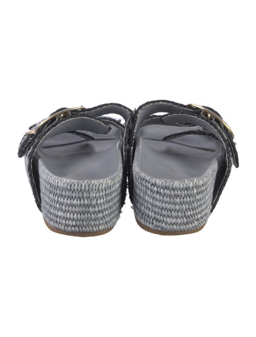 Loeffler Randall Raffia Striped Slides