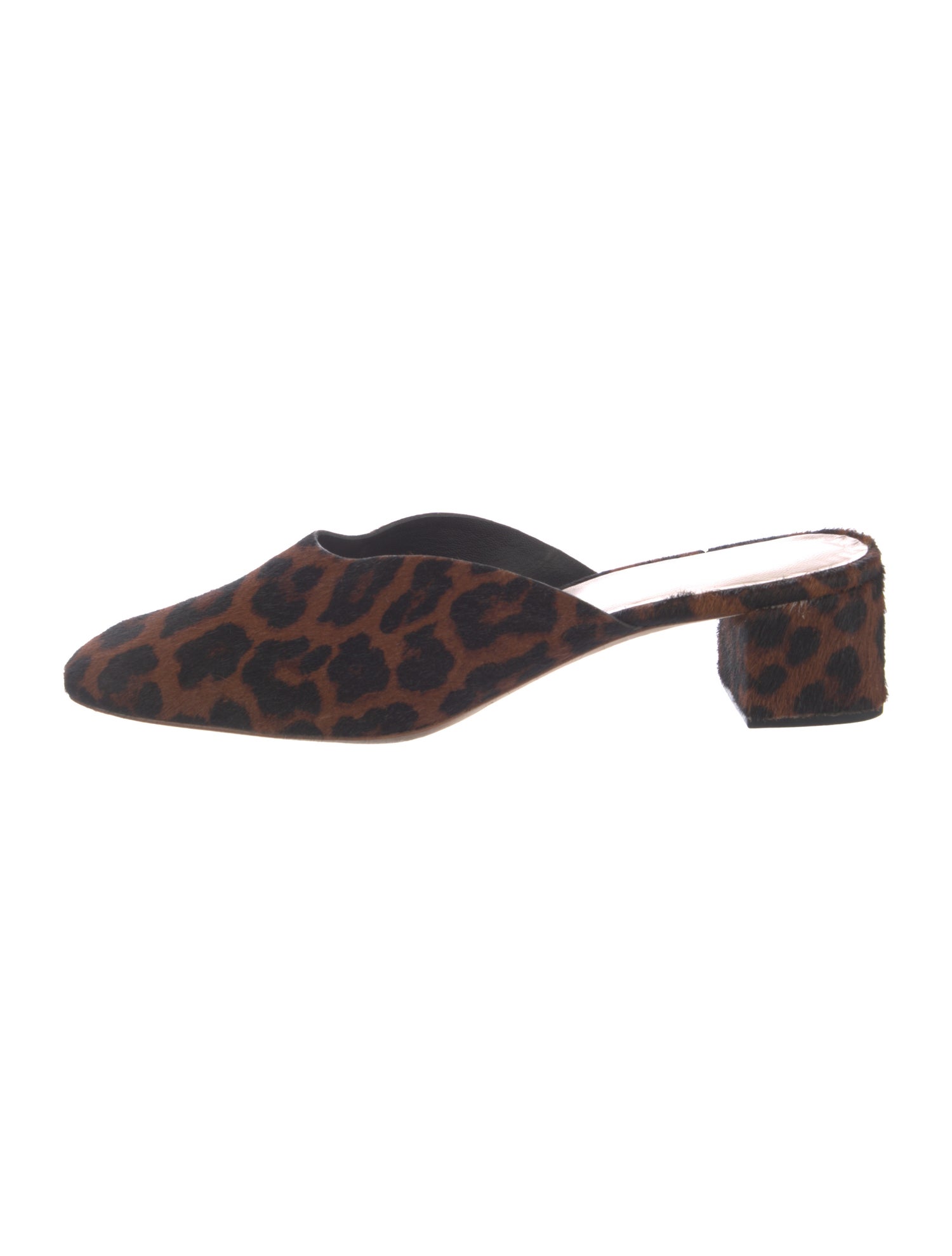 Loeffler Randall Ponyhair Printed Mules