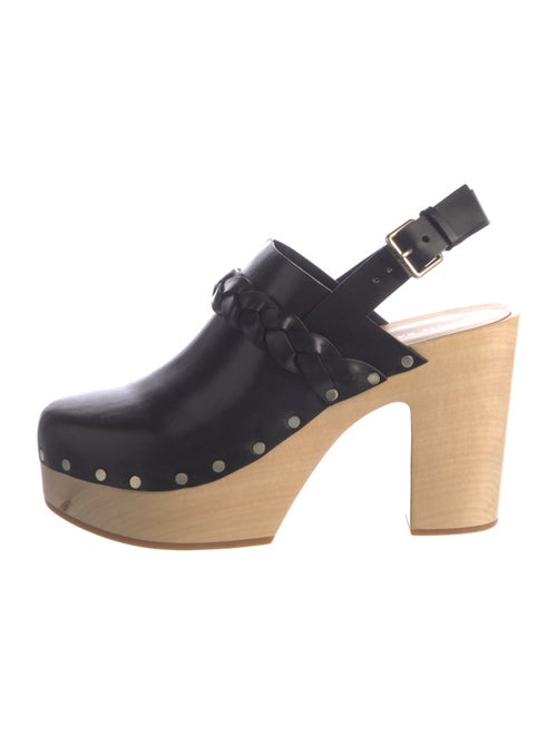 Loeffler Randall Leather Braided Accents Slingback Pumps