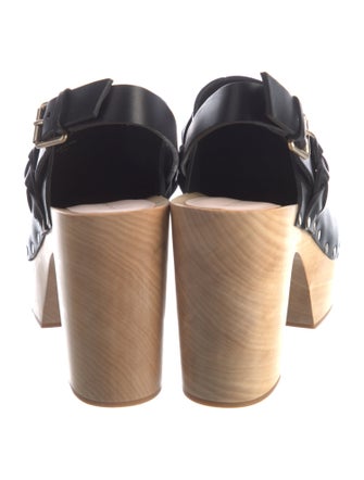 Loeffler Randall Leather Braided Accents Slingback Pumps