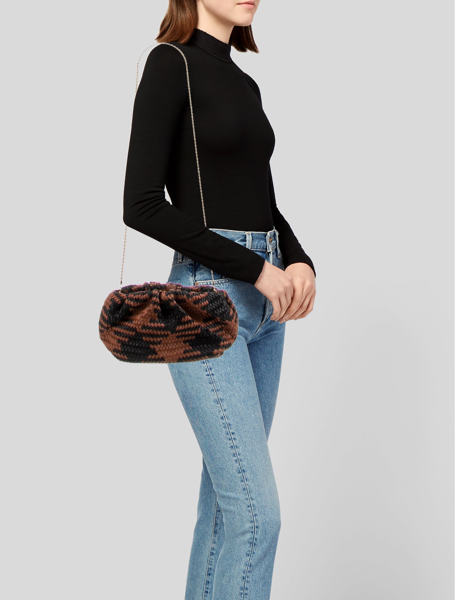 Loeffler Randall Leather Minaudière