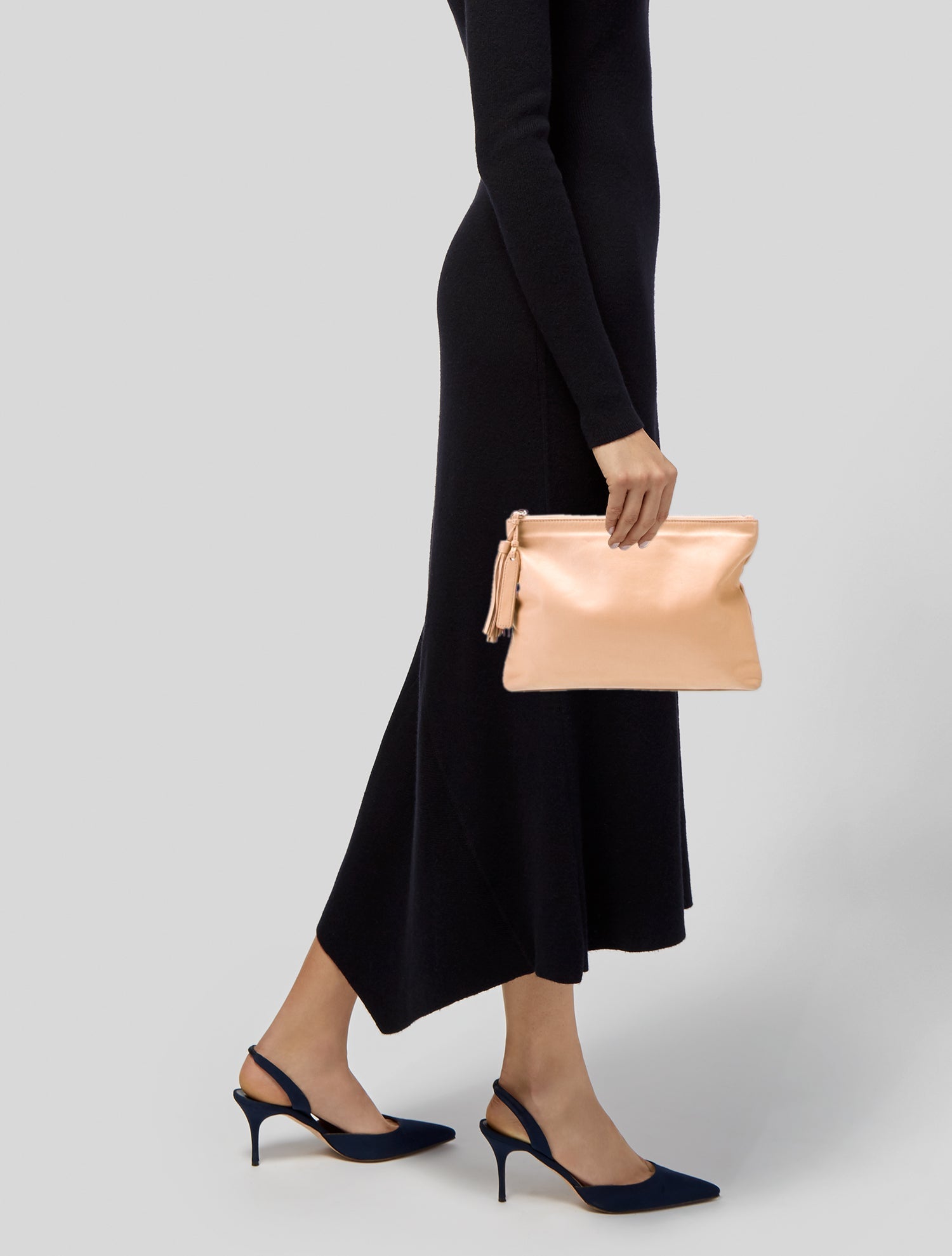 Loeffler Randall Leather Clutch