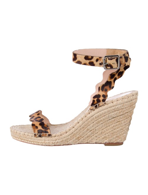 Loeffler Randall Jute Animal Print Espadrilles