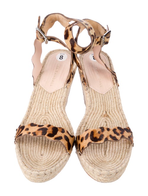 Loeffler Randall Jute Animal Print Espadrilles