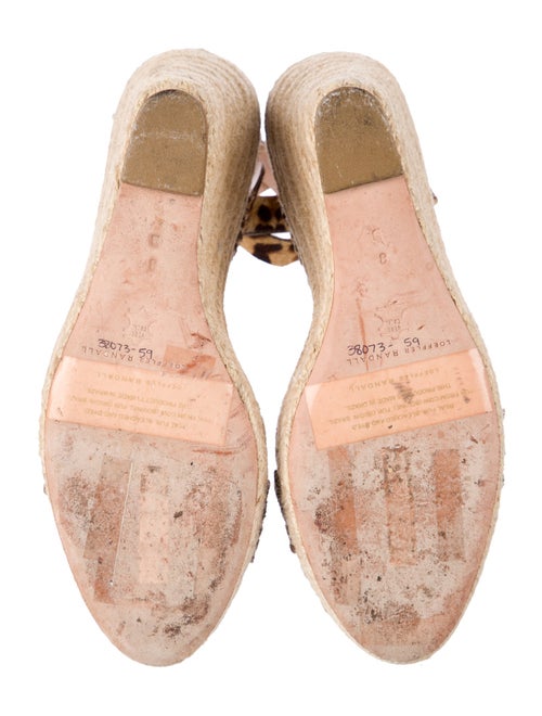 Loeffler Randall Jute Animal Print Espadrilles