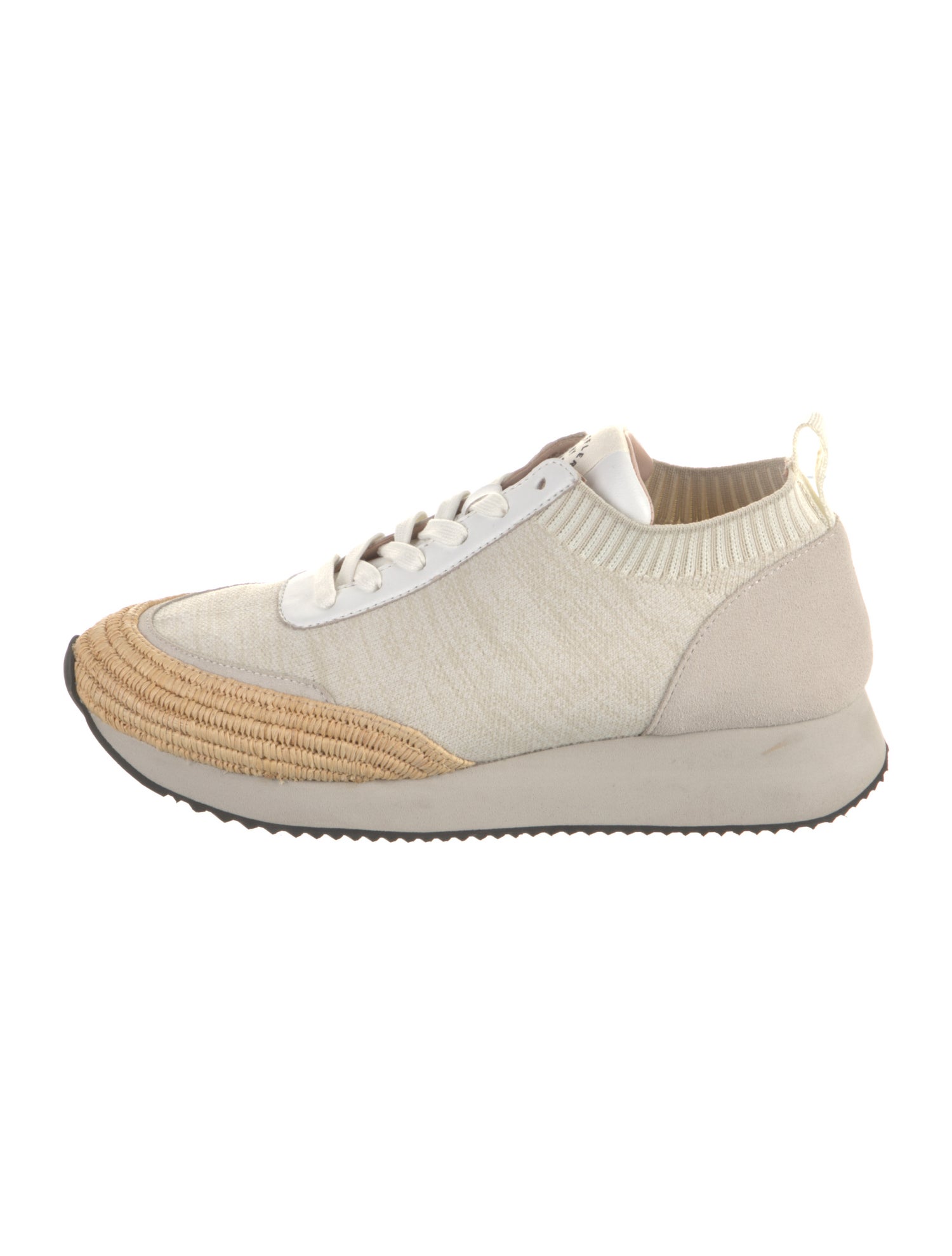 Loeffler Randall Leather Trim Embellishment Sneakers