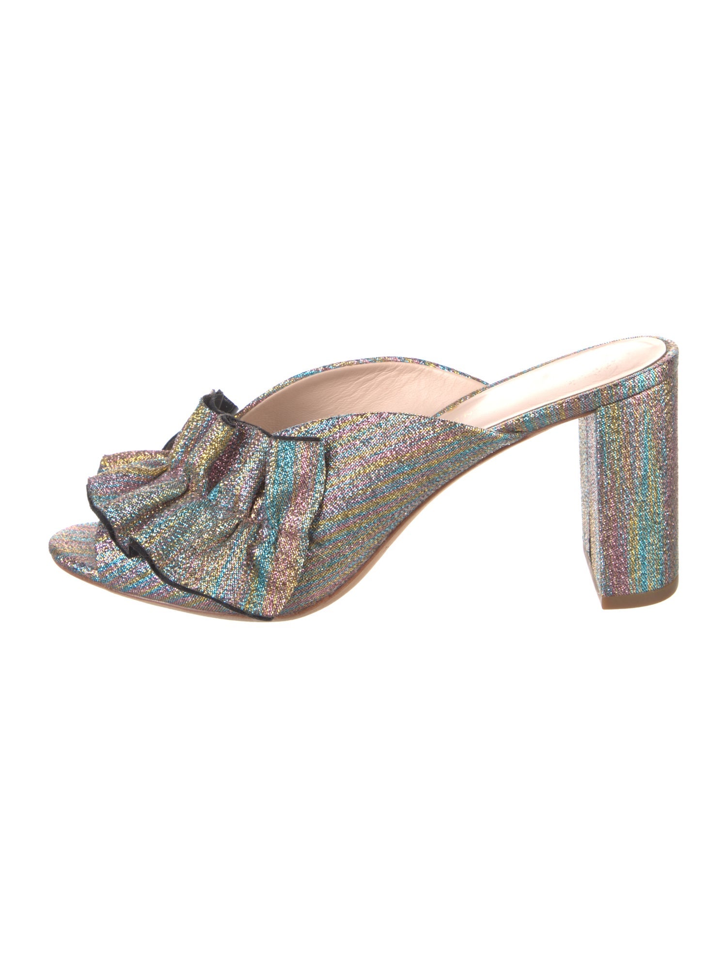 Loeffler Randall Glitter Mules