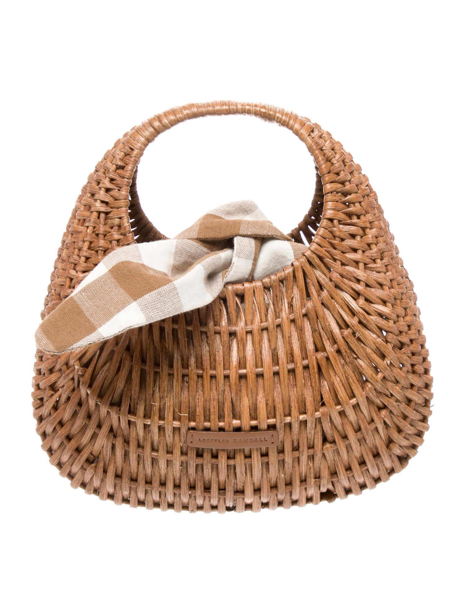Loeffler Randall Wicker Top Handle Bag