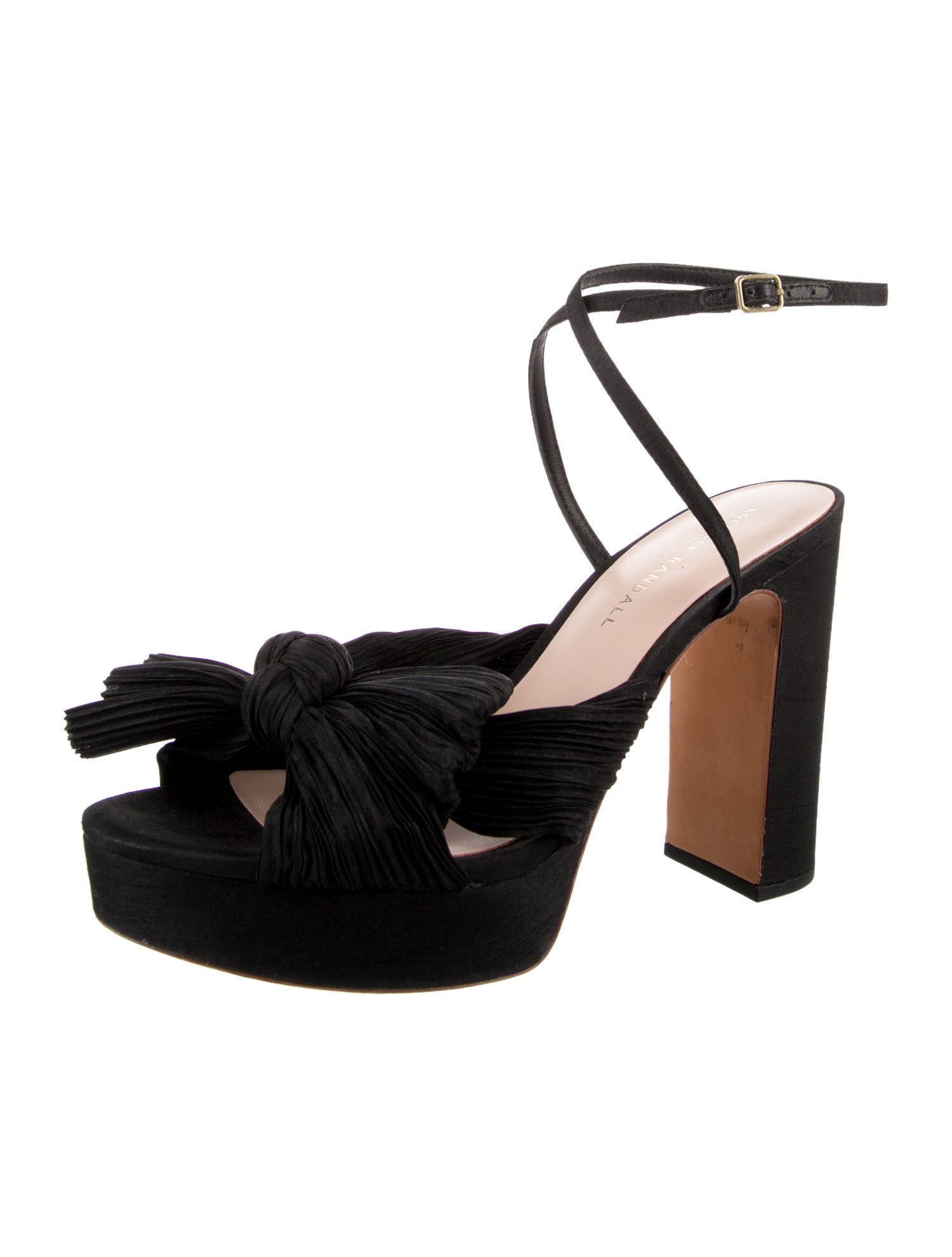 Loeffler Randall Satin Bow Accents Sandals