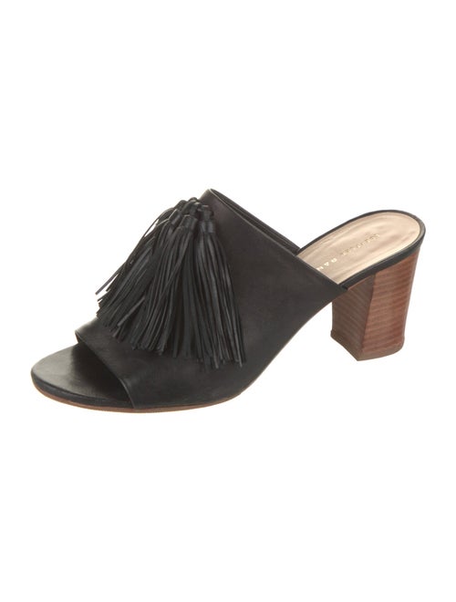 Loeffler Randall Leather Tassel Accents Mules