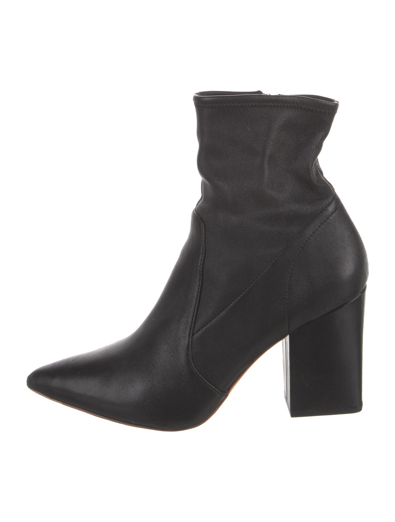 Loeffler Randall Leather Sock Boots