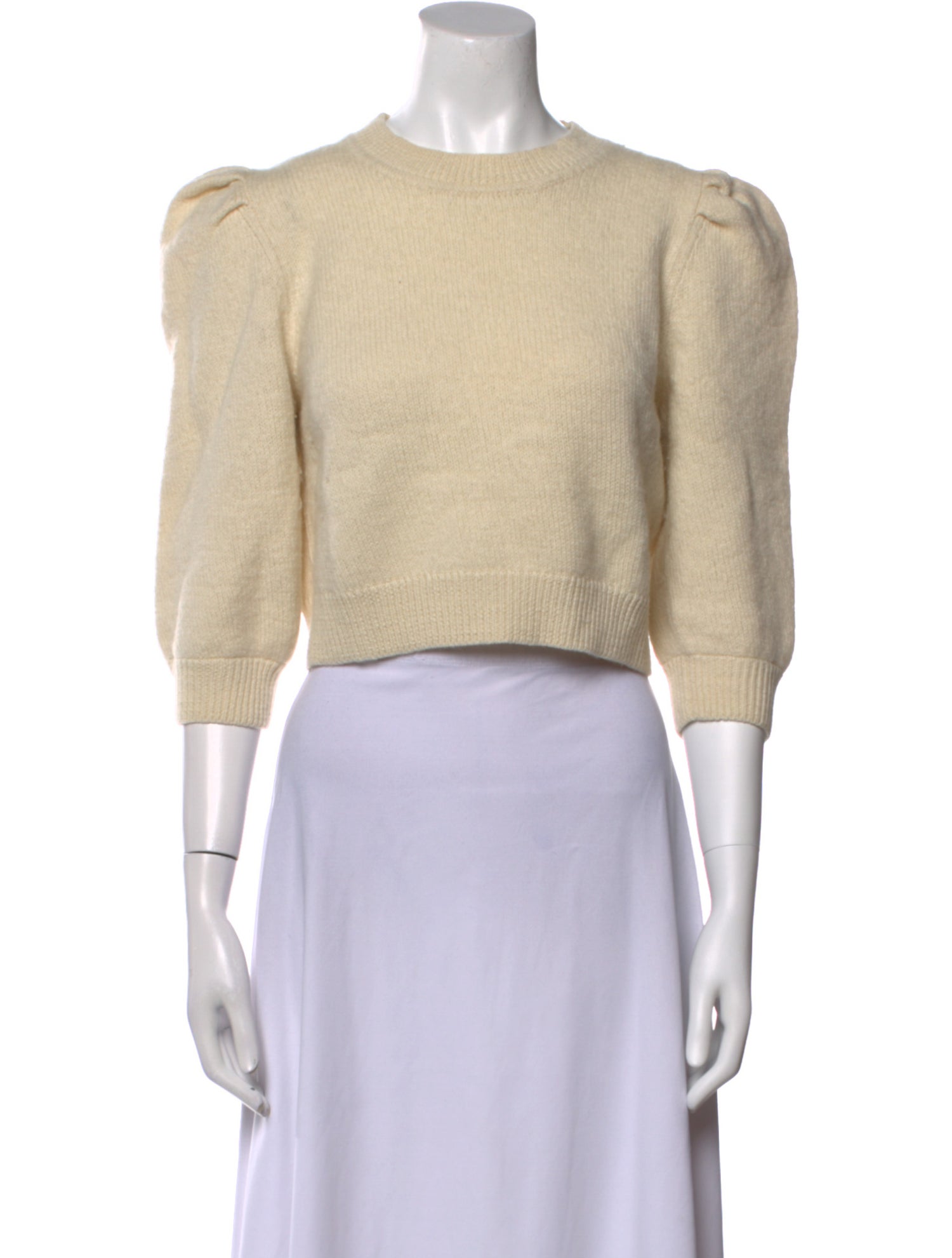 Loeffler Randall Wool Crew Neck Sweater