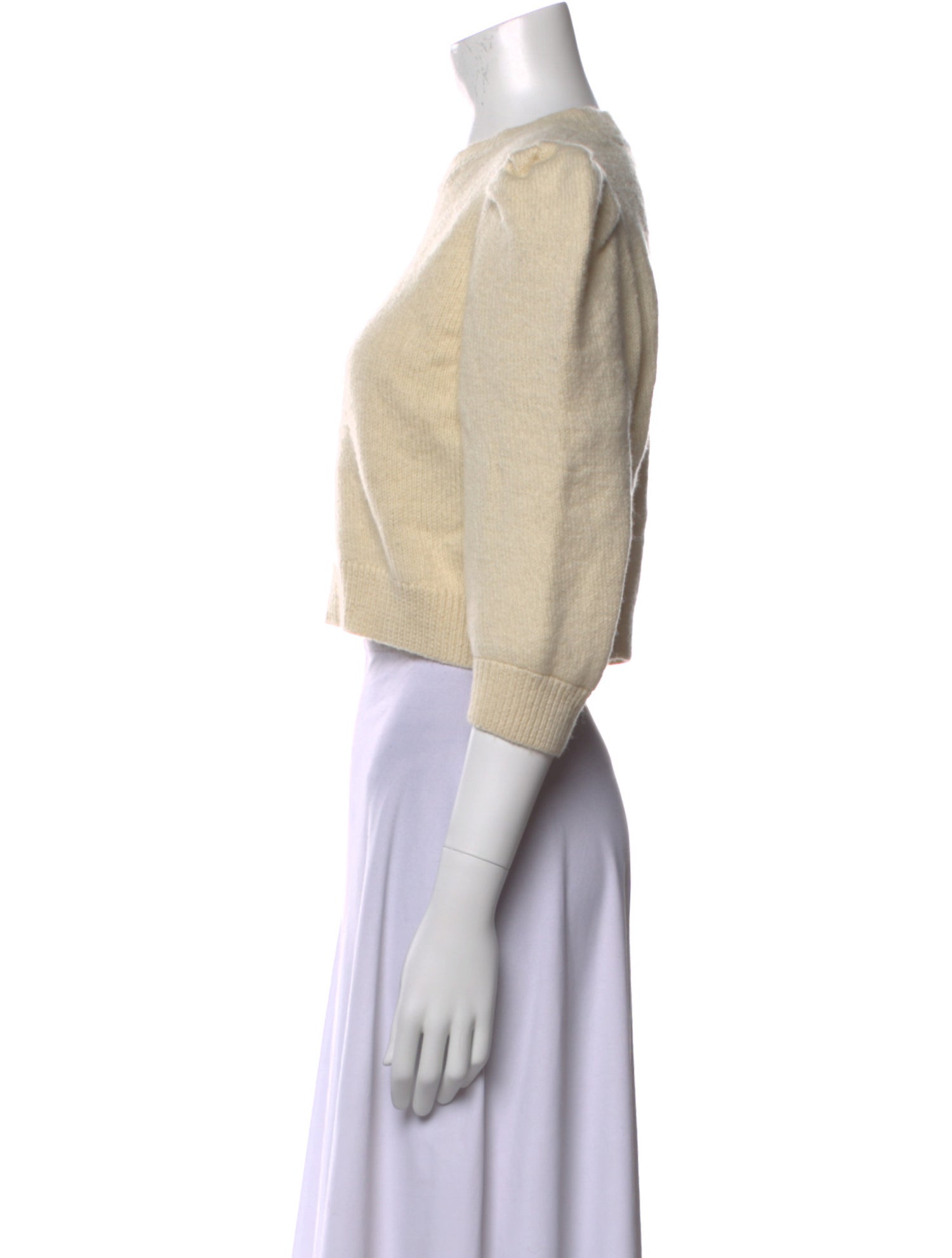 Loeffler Randall Wool Crew Neck Sweater