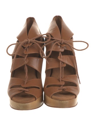 Loeffler Randall Leather Cutout Accent Pumps