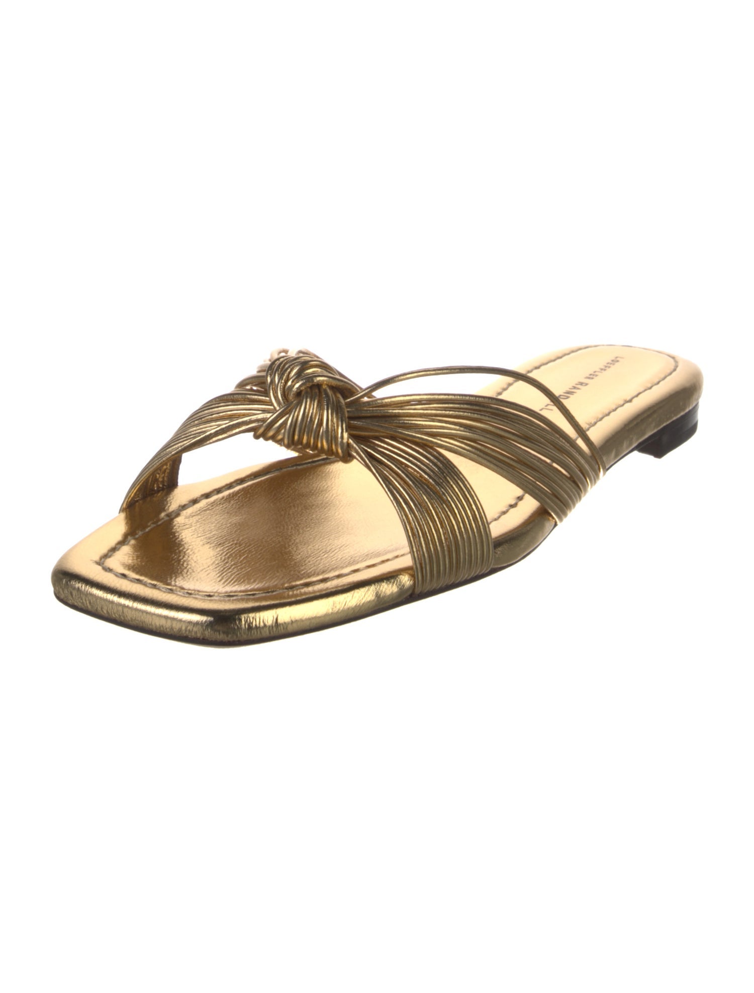 Loeffler Randall Leather Slides w/ Tags