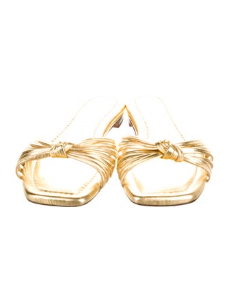 Loeffler Randall Leather Slides