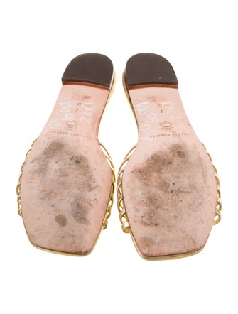 Loeffler Randall Leather Slides