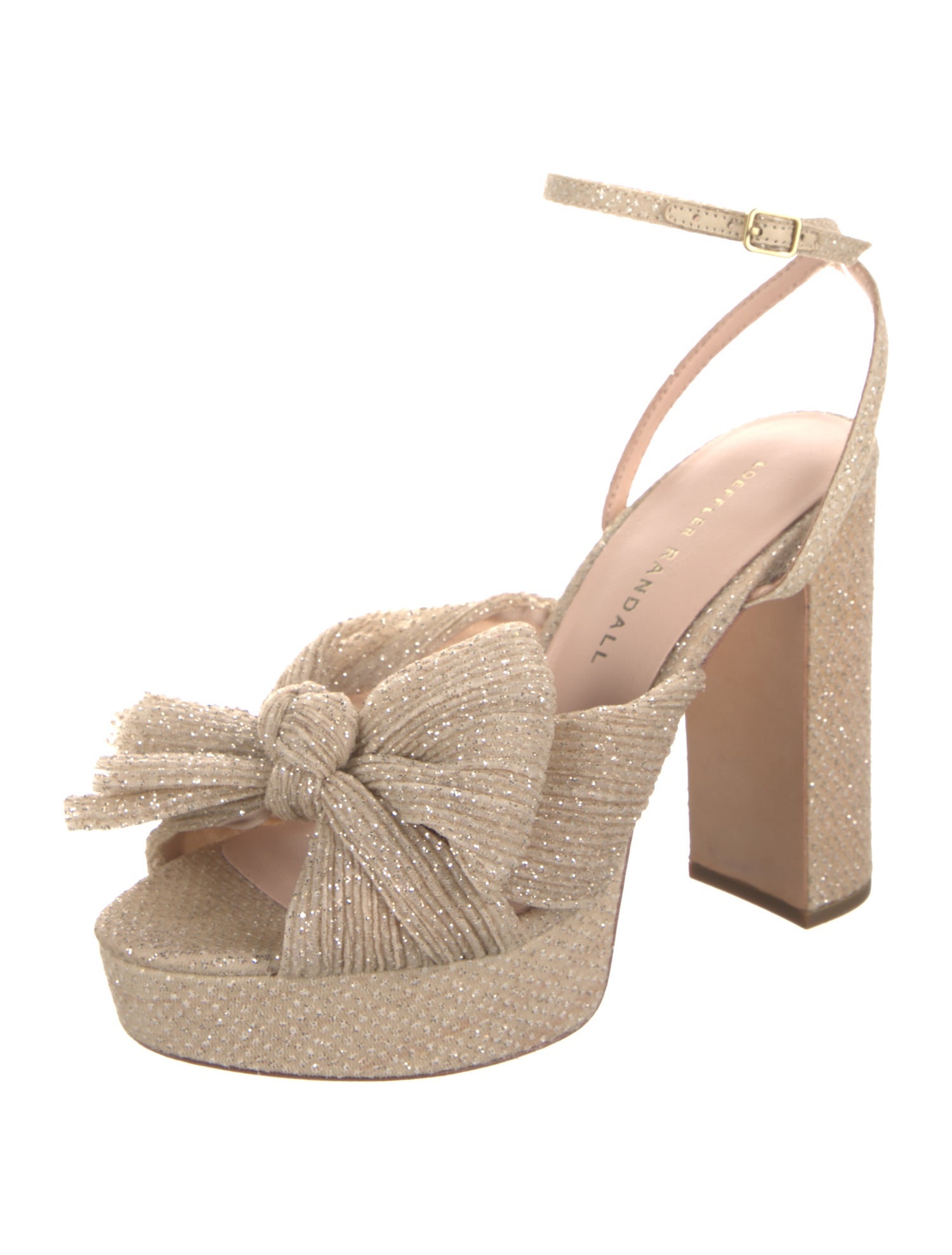 Loeffler Randall Glitter Accents Slingback Sandals