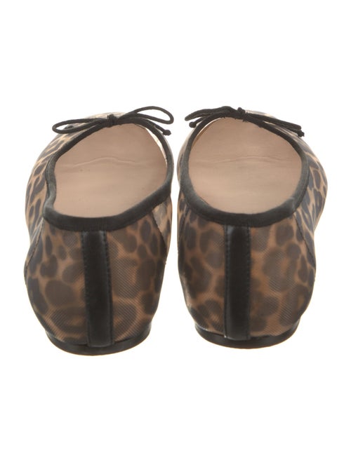 Loeffler Randall Mesh Animal Print Ballet Flats