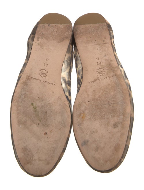 Loeffler Randall Mesh Animal Print Ballet Flats