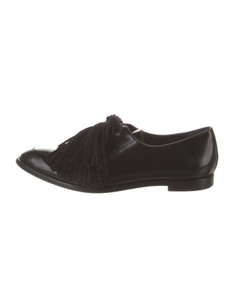 Loeffler Randall Leather Tassel Accents Oxfords