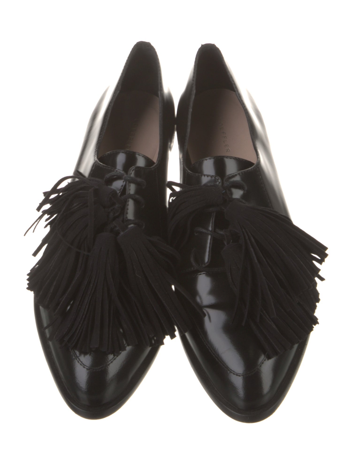 Loeffler Randall Leather Tassel Accents Oxfords